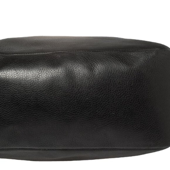 Michael Kors Black Soft Leather Skorpios Hobo - Picture 5 of 7